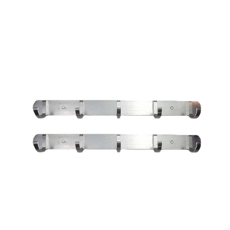 Алуминиева сплав закачалка за дрехи, стенна квадратна закачалка, модерен минимализъм, повече от три реда