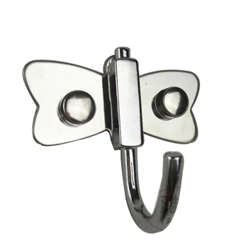 Yaxing Da неръждаема стомана единична закачалка, дизайн пеперуда, товароподемност 15 кг, закачалка за кърпи за баня, модерен минималистичен стил