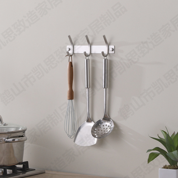 Три закачалки от неръждаема стомана 304 за кухня и баня, монтират се чрез пробиване, матова повърхност, модерен стил