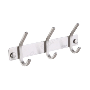 Три закачалки от неръждаема стомана 304 за кухня и баня, монтират се чрез пробиване, матова повърхност, модерен стил