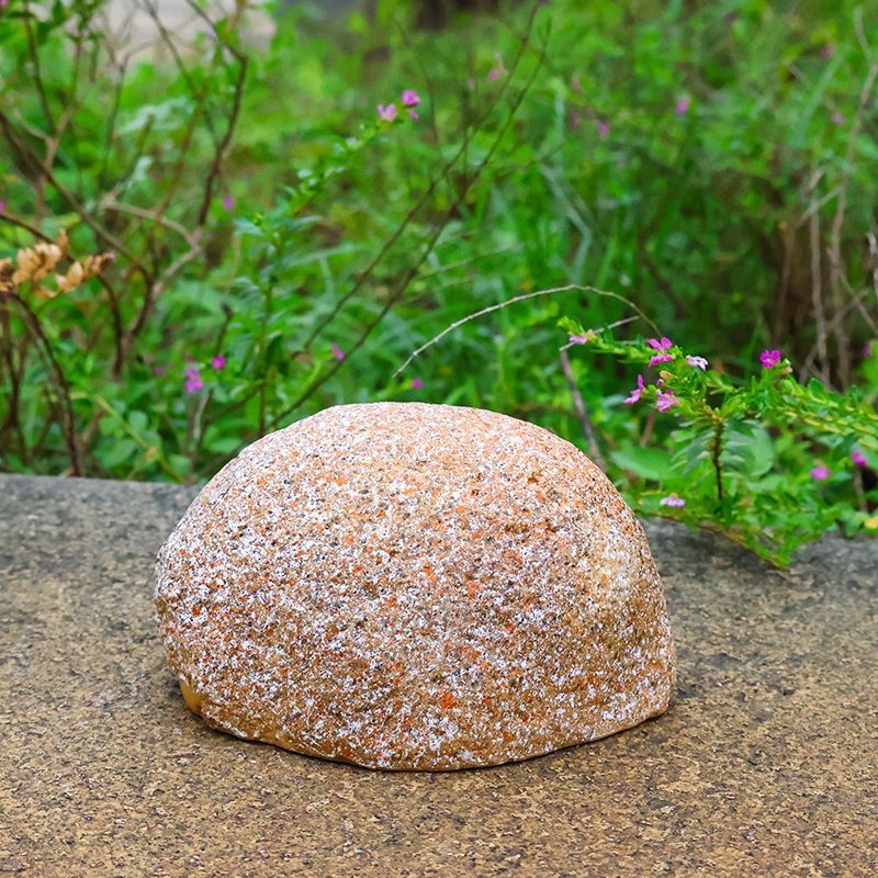 Кутия за ключове с тайно пространство за съхранение за градина на открито – смолна изработка, каменно-подобен дизайн, китайски стил