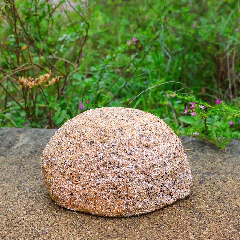 Кутия за ключове с тайно пространство за съхранение за градина на открито – смолна изработка, каменно-подобен дизайн, китайски стил