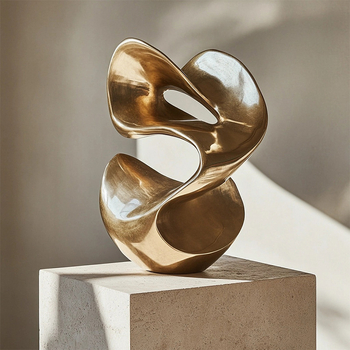 Геометрично украшение с Taihu Stone, синтетична смола, стил лек лукс, марка Jz home furnishing