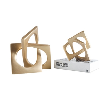 Геометрично украшение с Taihu Stone, синтетична смола, стил лек лукс, марка Jz home furnishing