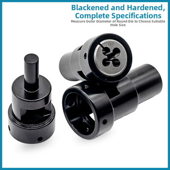 Sada závitových nástrojov pre ručné a strojné použitie, kompatibilná so sústruhom a frézkou, obsahuje rezný nástroj na zuby