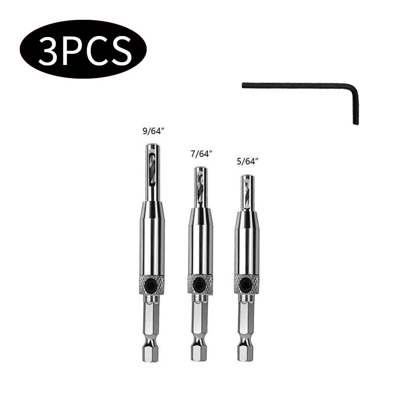 Pengpeng Faipari csuklópánt-fúrókészlet hexagonális szárú — öncentráló, beépített pozicionálás ajtókhoz és ablakokhoz