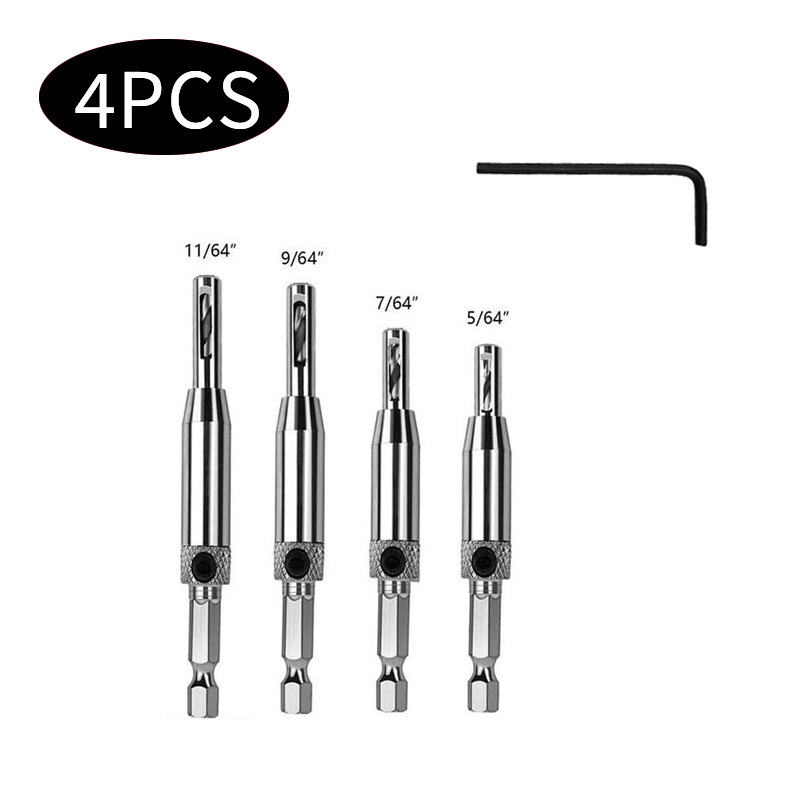 Pengpeng Faipari csuklópánt-fúrókészlet hexagonális szárú — öncentráló, beépített pozicionálás ajtókhoz és ablakokhoz