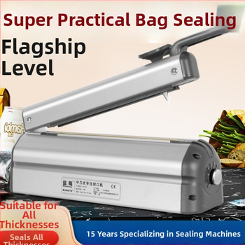 Blueberry ημι-αυτόματη μηχανή σφράγισης με χειροκίνητο έλεγχο για πλαστικές σακούλες και αλουμινόχαρτο, συσκευασία Moon cake