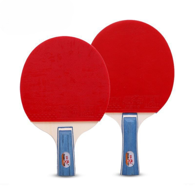 Raketa za stolni tenis s futom, za početnike, pravilan udarac, anti-prijanjiva guma, drvena jezgra lipe