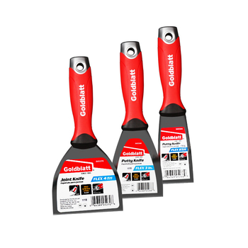 Goldblatt nehéz glettelő kés, megvastagított glettelő eszköz, sík kés típusú gletteléshez, falak festéséhez