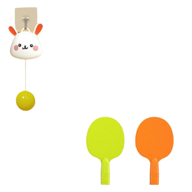 Gyerekeknek szóló asztalitenisz tréner — kéz- és szemkoordinációs gyakorlat, függő kezdő edzőeszköz, PP anyag