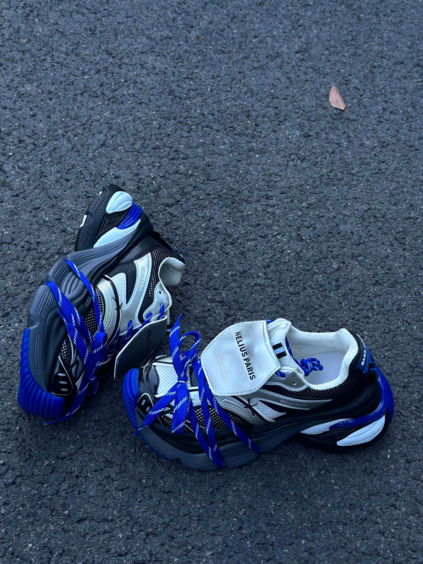 Muške tenisice tip Dad Shoes — prozračno unutarnje, gornji dio od Super fiber, gumena potplat, vezanje na vezice, niski gornji dio, visina peta 3–5 cm