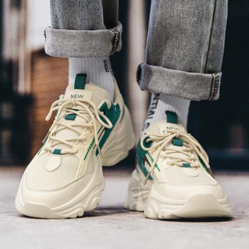 Pantofi sport unisex - respiranti, casual, partea superioară din piele sintetică, căptușire din plasă, talpă din cauciuc, înălțime medie, închidere cu șiret