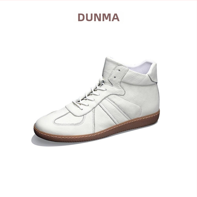 Adidași înalți unisex (Vârf pătrat, Exterior: Piele de vită prim strat, Interior: Piele de vită prim strat, Talpă: TPR)