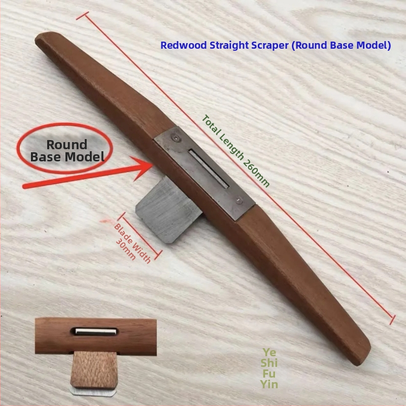 Planer z palisandrového dreva s kovovou čepeľou