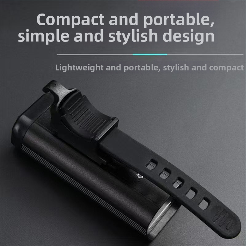 Prednja svjetiljka za bicikl od aluminijske legure s USB punjenjem, XPG LED visoke svjetline, 1200 mAh, montaža trakama, za outdoor avanturu, off-road i gradska vožnja