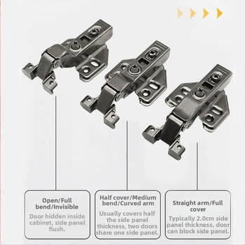 Golden aoding Šarnir za vrata s aluminijskim okvirom i amortizacijom, tijelo od hladno valjanog čelika, šifra proizvoda 001, pogodno za namještaj i kućna poboljšanja