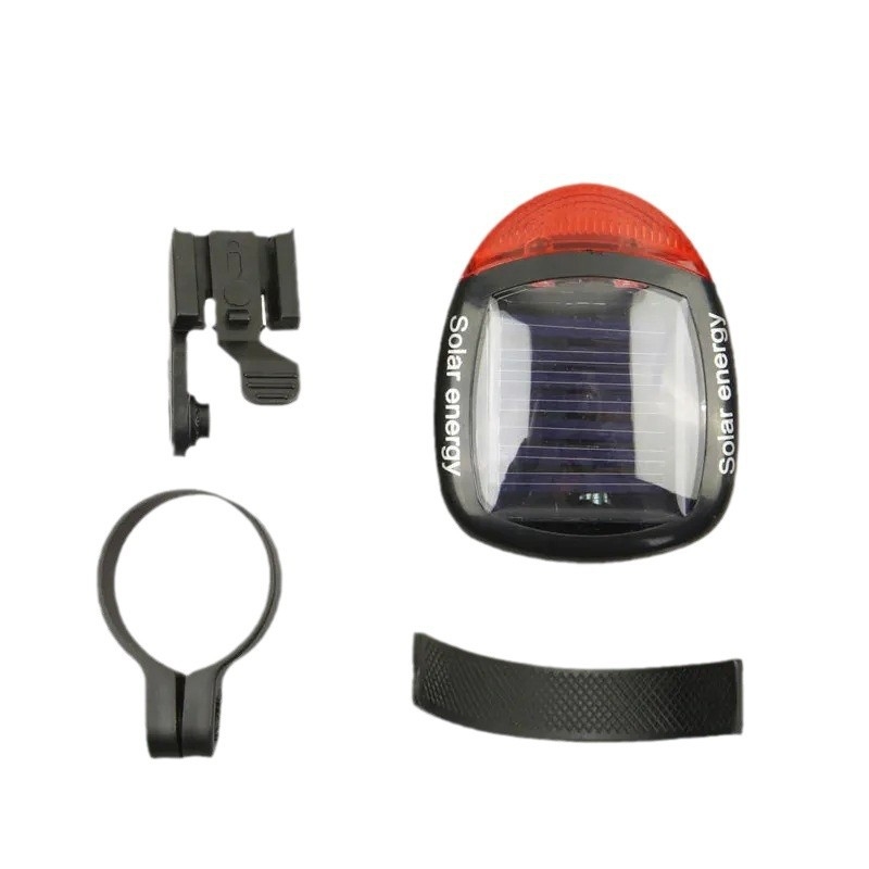 Yi Yu solarna stražnja svjetiljka za bicikl, 2 LED, bez punjenja, noćno upozoravajuće svjetlo za planinske bicikle