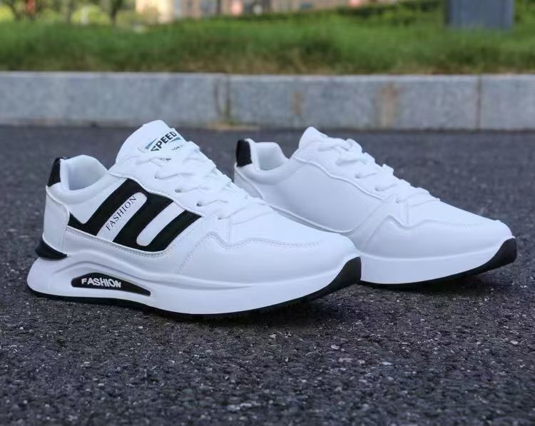 Muške prozračne casual tenisice, PU gornji dio, gumeni potplat, vezanje, ljeto, niski profil