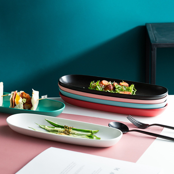 Porcelanski tanjur nepravilnog oblika, za sushi i sashimi, mikrovalno siguran, stil Novi kineski stil, kvaliteta prvog reda