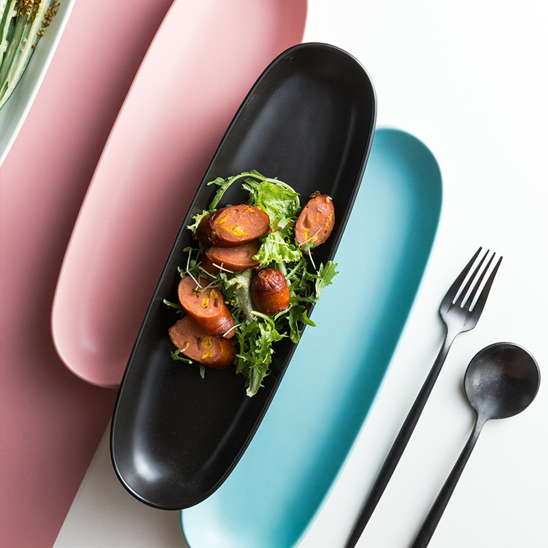Porcelanski tanjur nepravilnog oblika, za sushi i sashimi, mikrovalno siguran, stil Novi kineski stil, kvaliteta prvog reda