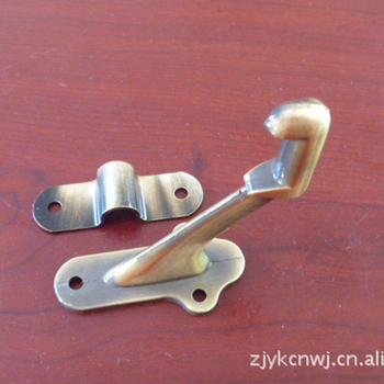 Broască pentru uși din aliaj de zinc, finisaj electroplacat, montaj pe perete, model 15446, stil modern minimalist