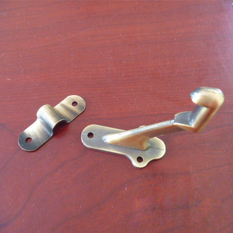 Broască pentru uși din aliaj de zinc, finisaj electroplacat, montaj pe perete, model 15446, stil modern minimalist