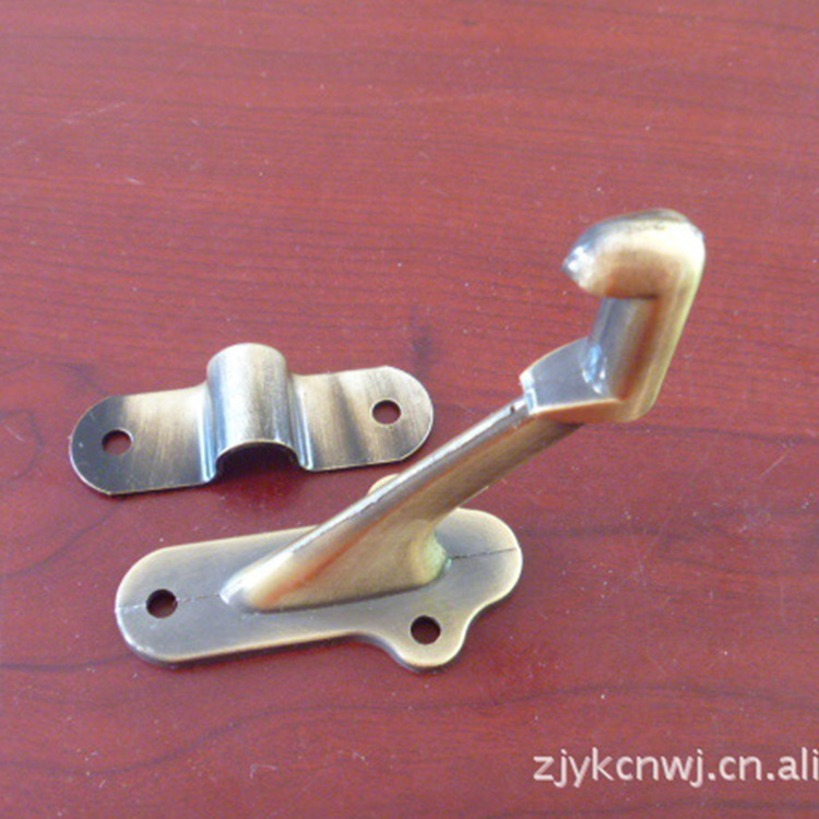 Broască pentru uși din aliaj de zinc, finisaj electroplacat, montaj pe perete, model 15446, stil modern minimalist