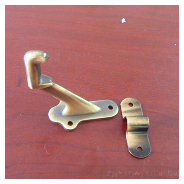 Broască pentru uși din aliaj de zinc, finisaj electroplacat, montaj pe perete, model 15446, stil modern minimalist