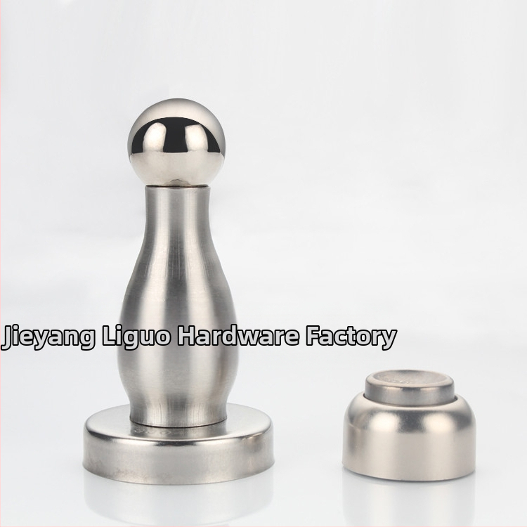 Magnetický držiak na dvere z nerezovej ocele 304, model A04, nástenná montáž, povrch: matný alebo leštený