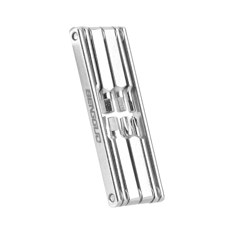 Alat za popravak bicikla – sklopivi prenosni šestokutni socket ključ, višenamjenski, alatna čelična zlitina