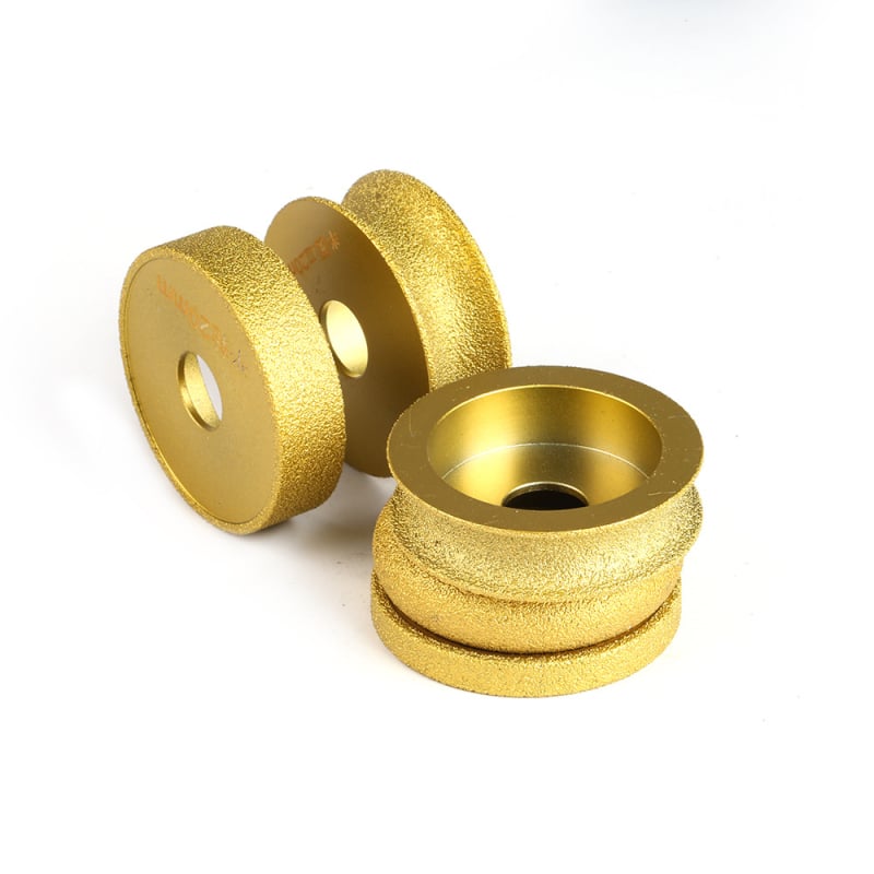 Диамантено шлифовъчно колело за камък – Brazed камък ръб обработка, кантиране на плочки и мрамор, кантиране на гранит, фасетиране