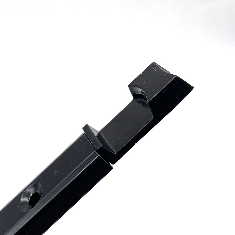 Ajtózár összecsukható felső és alsó csapokkal, alumíniumötvözet, modell x1, típus A csap, felületkezelés anodizált