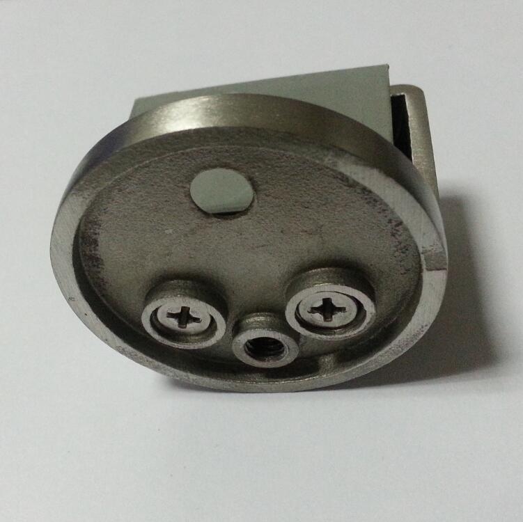 Ajtóstop BMD056 – kör, padlóra szerelt, 304 rozsdamentes acél, satén felület, kézi működtetés