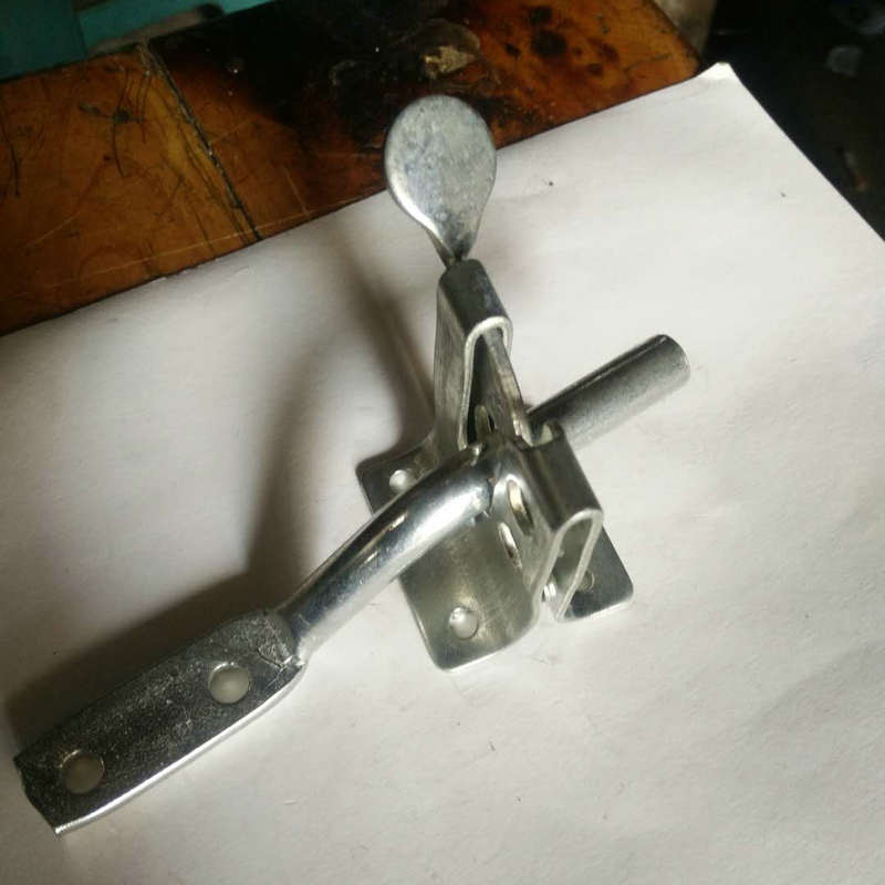 Teški željezni zasun za vrata i prozore, protiv krađe, brava za ormariće, kućna upotreba, Model 003