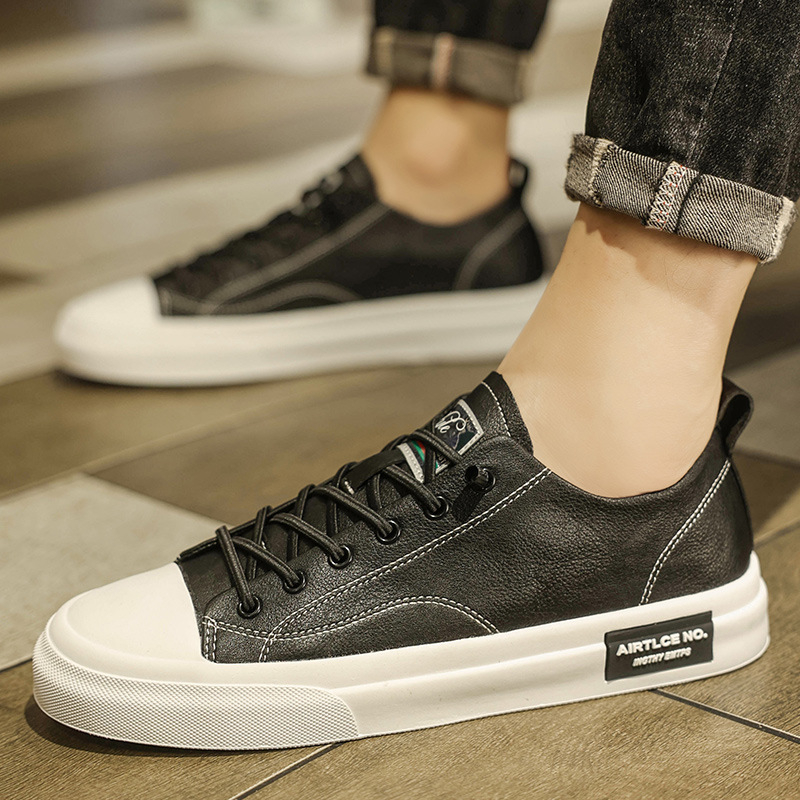 Board Shoes cu exterior din microfibră respirabilă, profil scurt, talpă din cauciuc, cusături