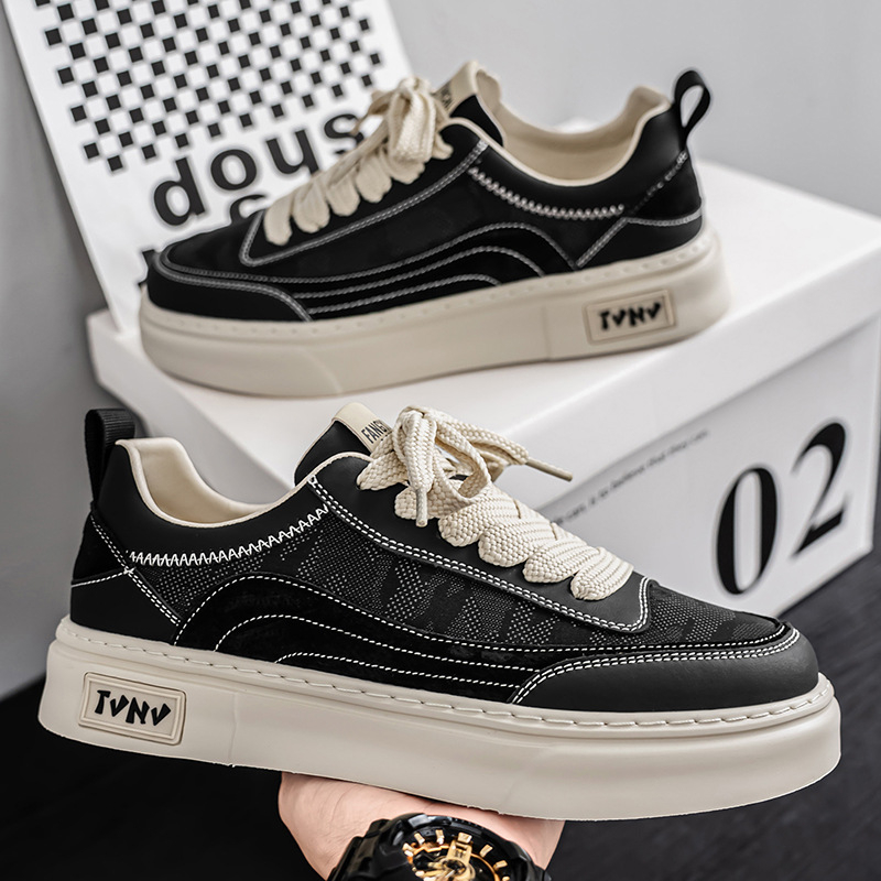 Adidași pentru skateboard, respirabili, partea superioară PU, talpă EVA, talpă PVC