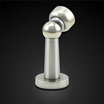 Mágneses ajtóütköző rozsdamentes acélból, falra szerelhető, polírozott felület, modell 205, Gu Rui