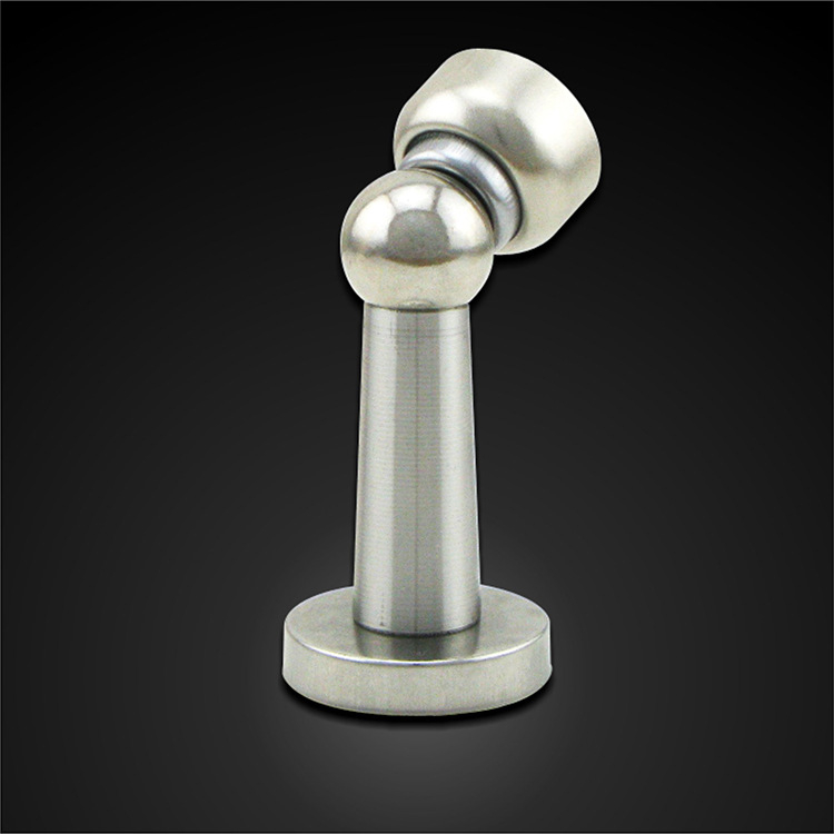 Mágneses ajtóütköző rozsdamentes acélból, falra szerelhető, polírozott felület, modell 205, Gu Rui