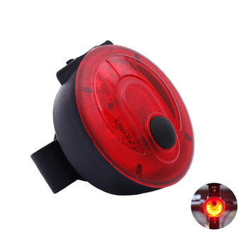 Kerékpár hátsó lámpa, tölthető, nagy fényerejű, riasztó fény, A10 modell, Leadbike/Impression Riding