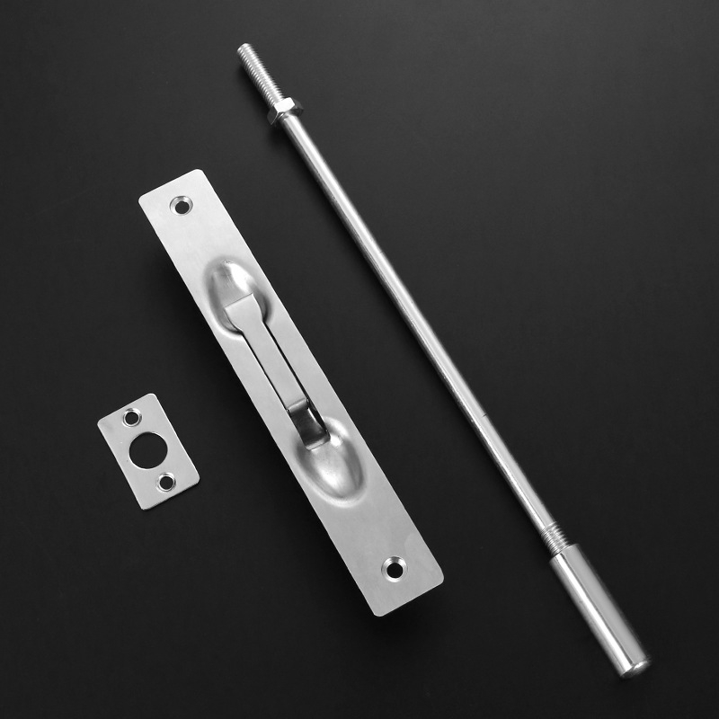 Rejtett ajtózár antiforgalom — Heaven and Earth Bolt, Type A zár, Rozsdamentes acél, felület drótos húzással