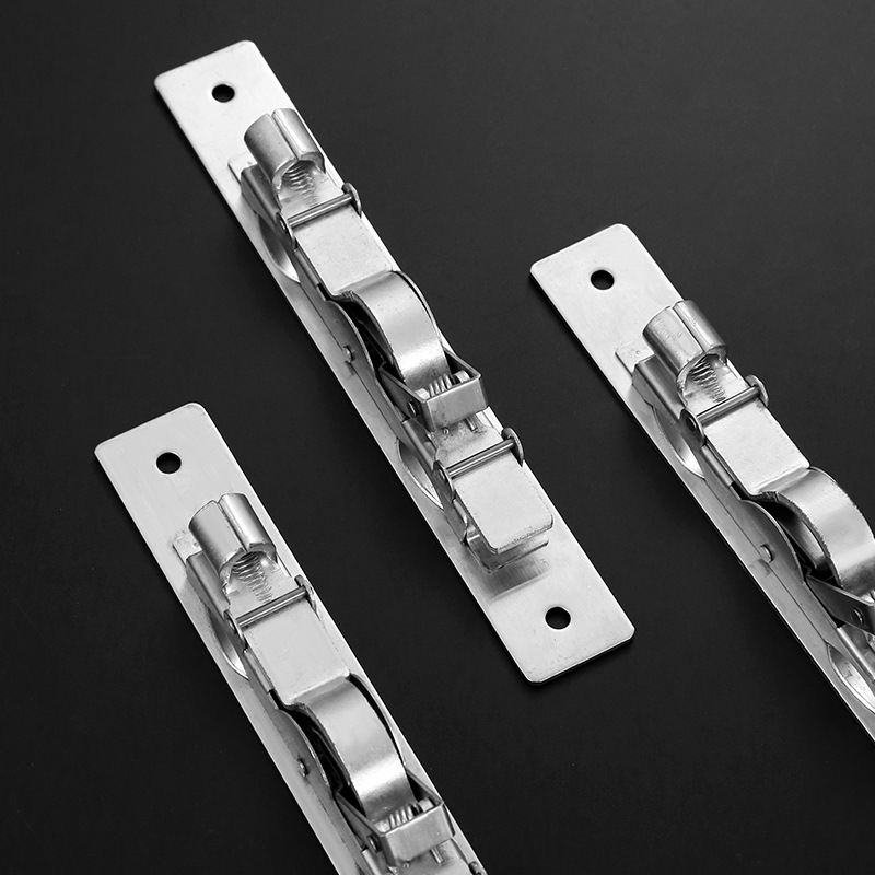 Rejtett ajtózár antiforgalom — Heaven and Earth Bolt, Type A zár, Rozsdamentes acél, felület drótos húzással