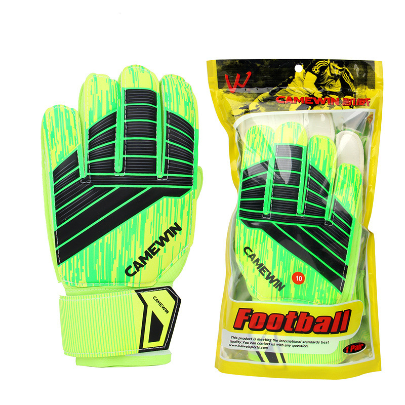 Futball kapus kesztyűk – lélegzőek, kopásállóak, csúszásmentesek – edzésre, uniszex, Kaiwei, PU, kód 0930