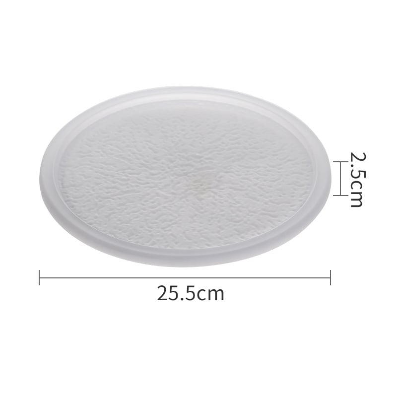 Okrugla pločica od govedine Flower heart, PC materijal, okrugli oblik, jednostavan uzorak, moderan minimalistički stil