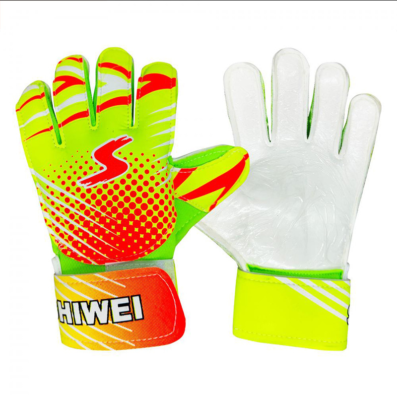 Dječje rukavice vratara nogometa s zaštitom prstiju, potpuno latex, protivklizni grip za trening