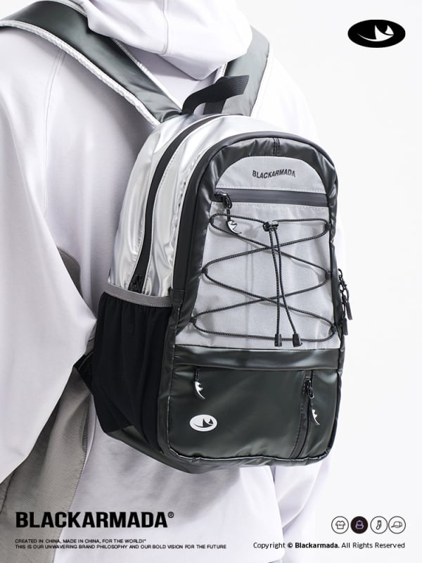 Hegyi túra hátizsák – könnyű, vízálló, poliészter anyag, légpárnás vállpánt, uniszex, ideális túrázáshoz és kerékpározáshoz