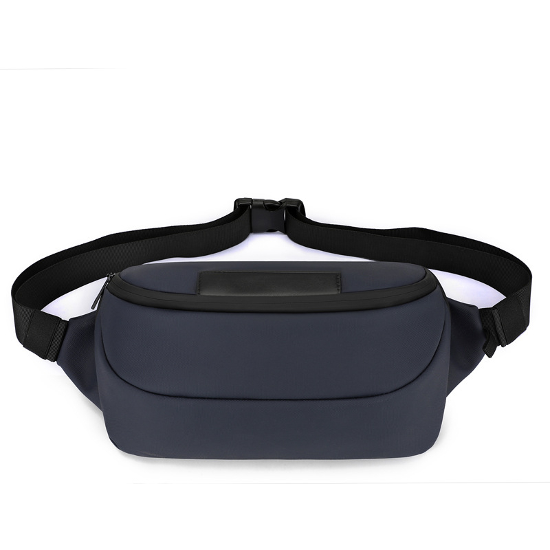 Muška crossbody torba za prsa, velika kapaciteta, vodootporna prevleka, prozračna, kompatibilna s 8-inčnim prijenosnim računalom