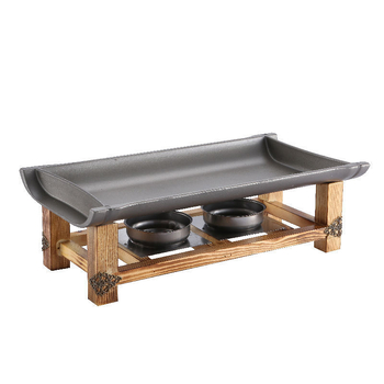 Unique koreai nem tapadó Teppanyaki grillsütő, négyszögletes, ötvözet, hajtogatható, elektroforézissel kezelt