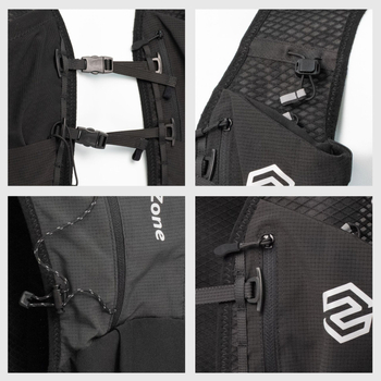 Hidratációs hátizsák — ultrakönnyű, lélegző poliészter kivitel, hidratációs rendszer, ergonómikus hátsó panel.