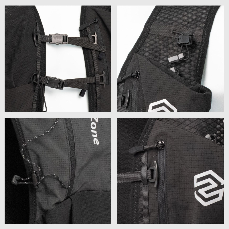 Hidratációs hátizsák — ultrakönnyű, lélegző poliészter kivitel, hidratációs rendszer, ergonómikus hátsó panel.